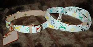 Affordable Designer Cat Dog Gucci Lv Burberry Harness and Leash